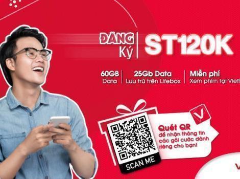Cách gia hạn gói st120K Viettel Nhận 60Gb/ tháng.