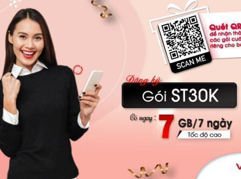 Đăng ký 4G Viettel 30K có 7Gb/ 7 ngày Mới 2025