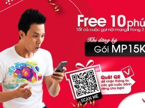 Đăng ký gói 4G gọi nội mạng Viettel 15K, Miễn phí 10 phút/ cuộc gọi