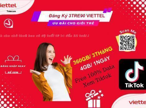Các gói TRENDY( TRE) của Viettel ưu đãi nhất