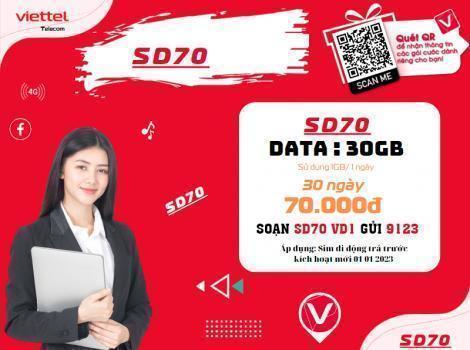 Đăng ký gọi nội mạng Viettel 70K 1 tháng Ưu Đãi nhất 2025