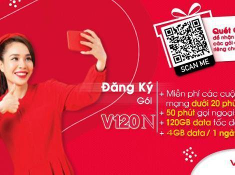 Điều kiện để gia hạn gói v120n Viettel nhận ưu đãi 120Gb 1 tháng.