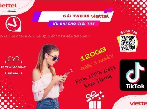 Gói cước 90k Viettel có 4Gb/ 1 ngày/ 30 ngày