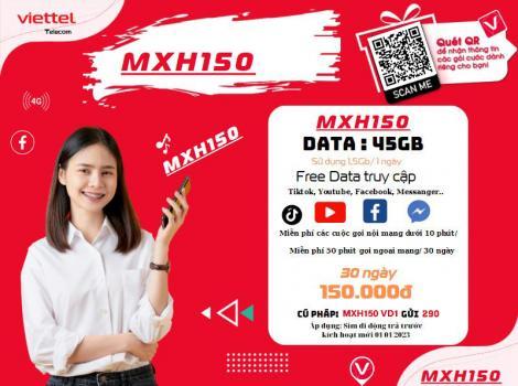 Các gói 4G Viettel miễn phí xem Facebook 2025