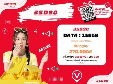 Gói cước Viettel 270k/ 3 tháng