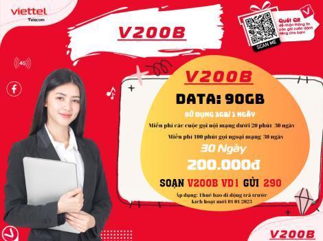 Các gói 4G Viettel 200K 1 tháng miễn phí gọi nội ngoại mạng.