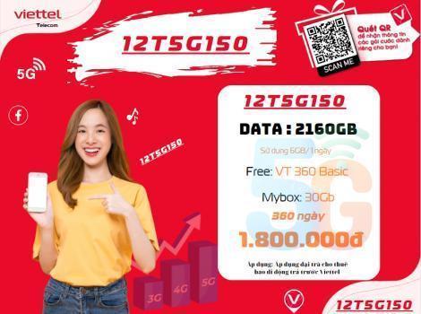 Đăng ký gói cước 5G Viettel 1 năm ưu đãi nhất 2025
