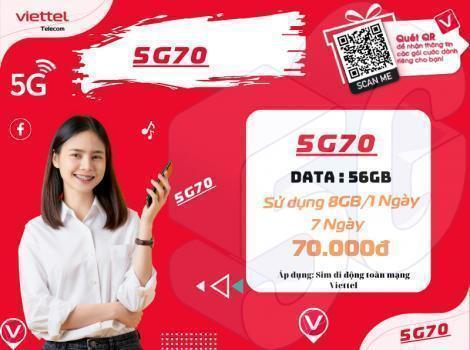 Đăng ký gói cước 5G Viettel 1 tuần