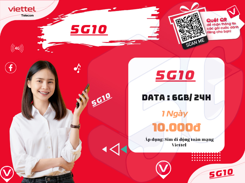 Gói 5G10 Viettel