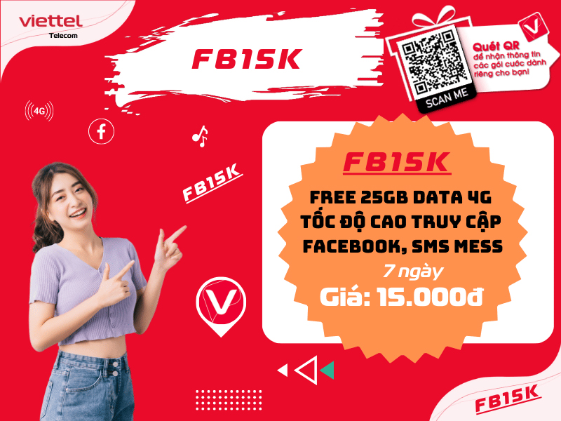Gói FB15K Viettel