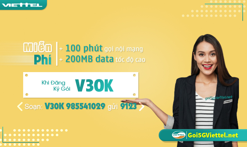 Gói V30K của Viettel