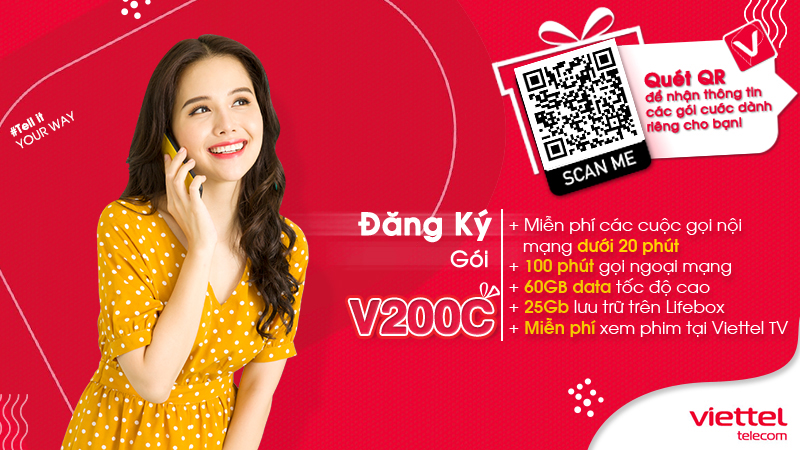 Các gói V của Viettel 2025