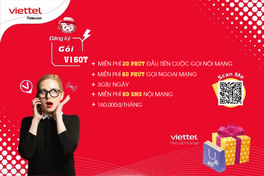 Gói cước v160t Viettel