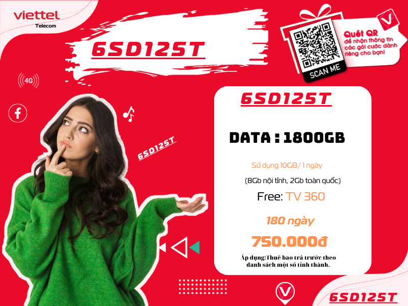 Gói 6SD125T Viettel