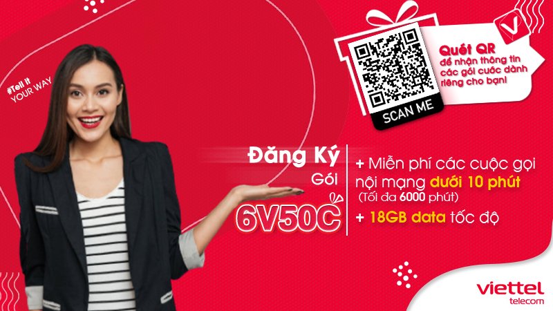 Gói 6v50c của Viettel