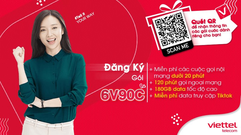Gói 6v90c Viettel