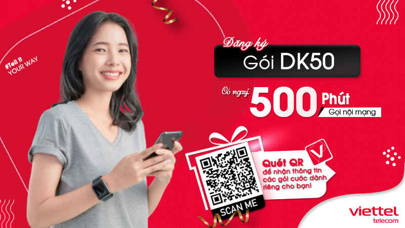 Gói cước DK50 Viettel