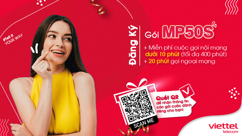 Gói mp50s Viettel