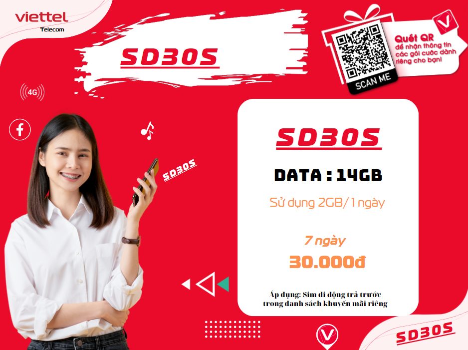 Gói SD30S Viettel