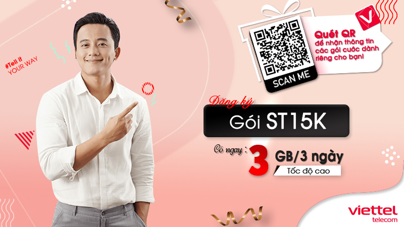 Gói cước ST15K của Viettel