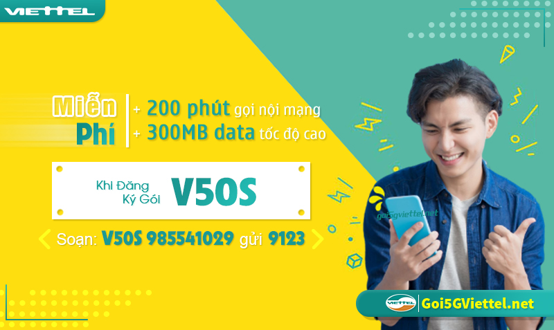 Gói V50S của Viettel