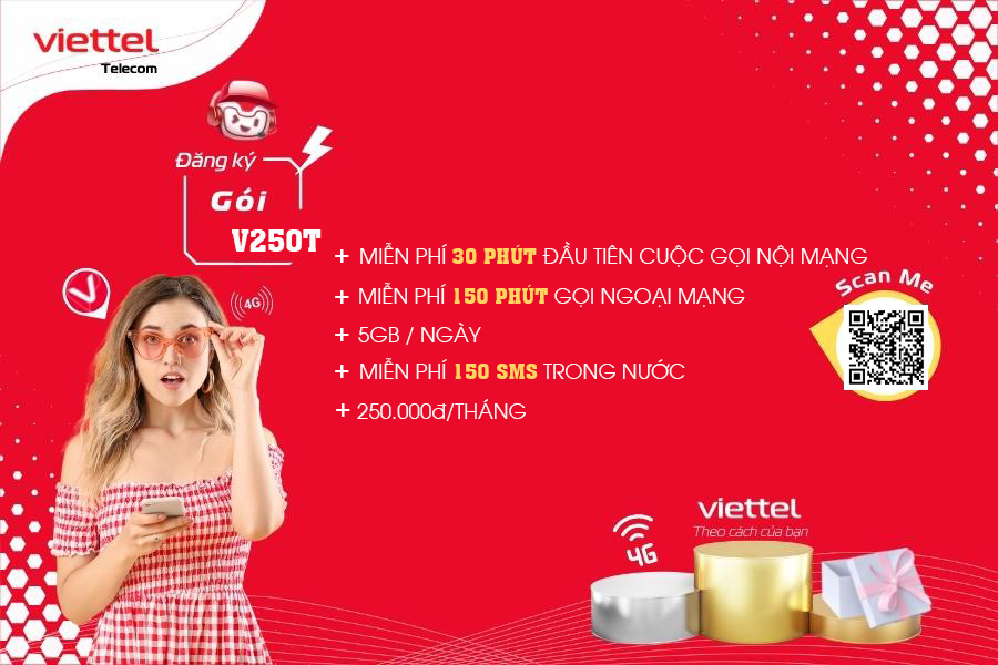 Gói cước v125t Viettel
