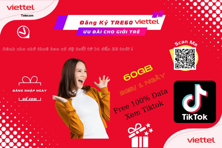 Gói cước tre60 của Viettel