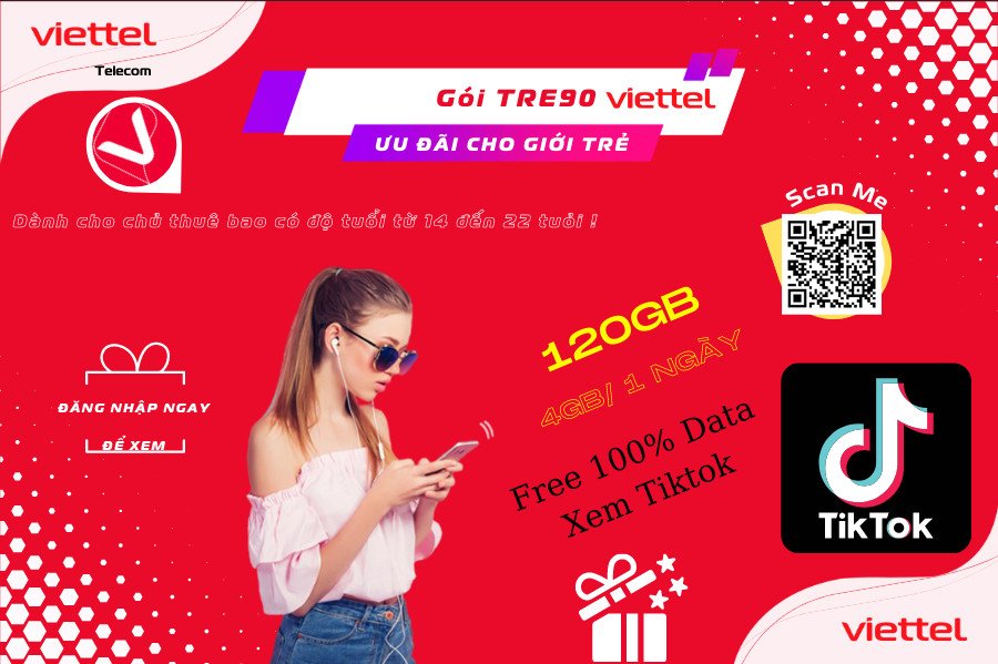 Gói cước tre90 Viettel