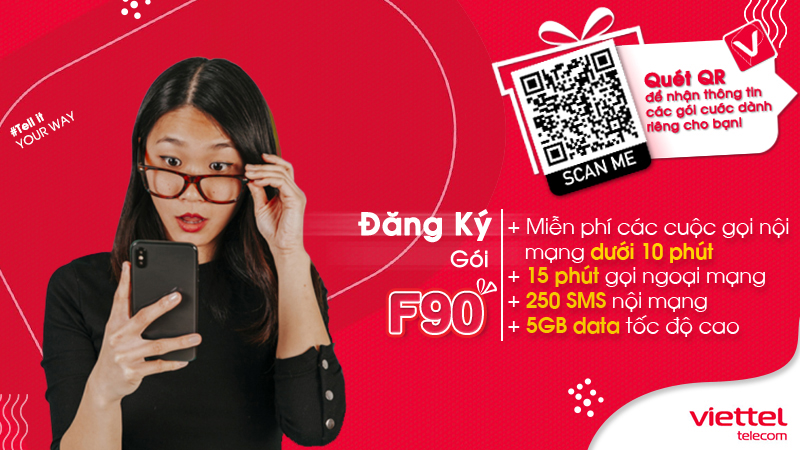 Gói cước F90 Viettel