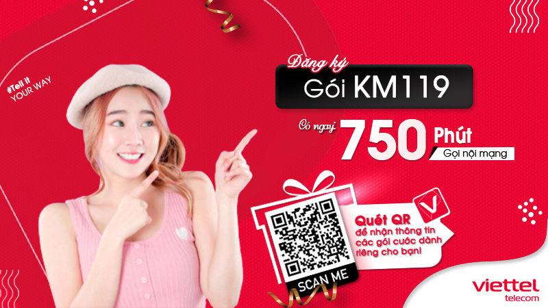 Gói cước KM119 của Viettel