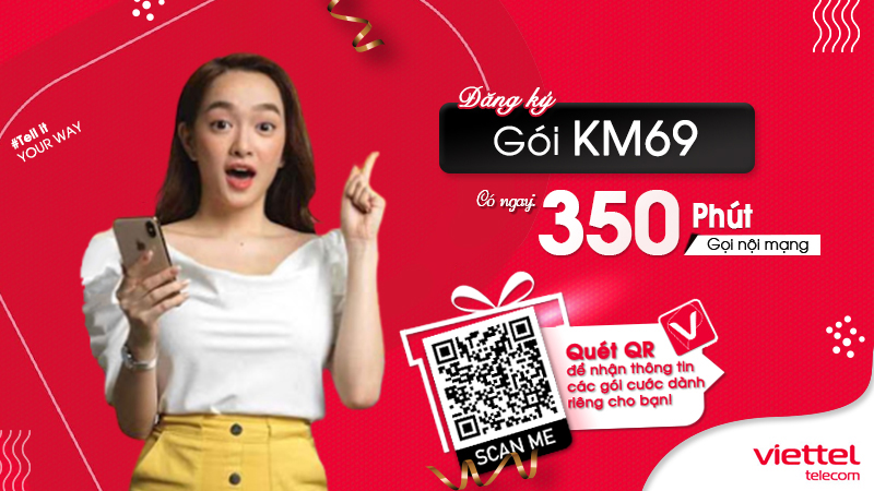 Gói cước KM69 của Viettel