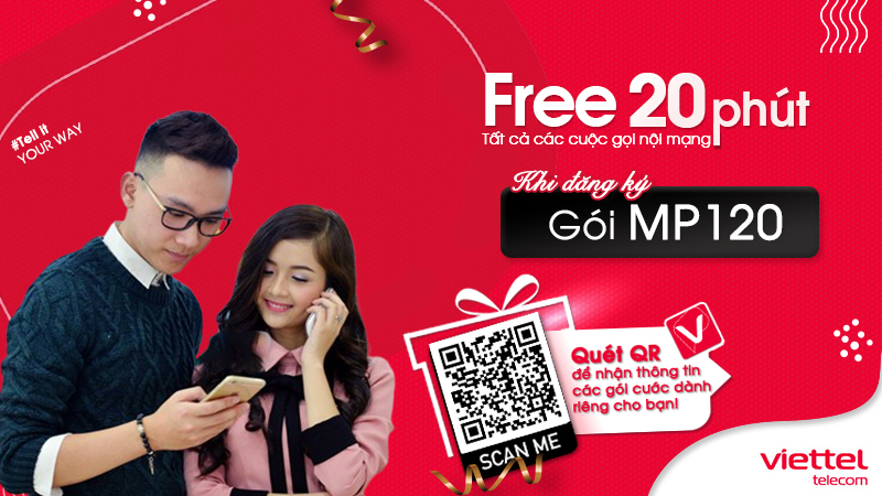 Gói cước mp120 Viettel