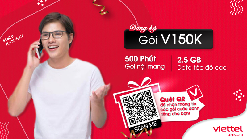 Gói cước V150K của Viettel