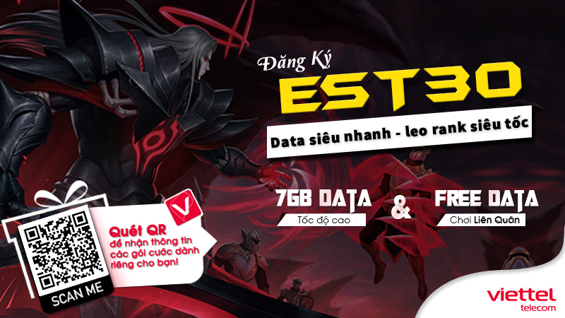 Gói cước est30 Viettel