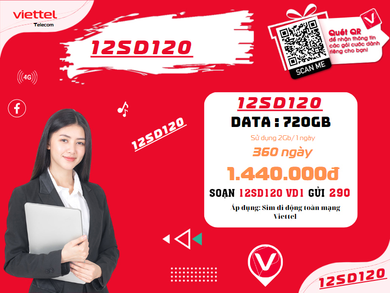 Gói cước 12 tháng của Viettel