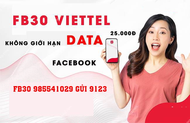 Gói cước fb30 của Viettel